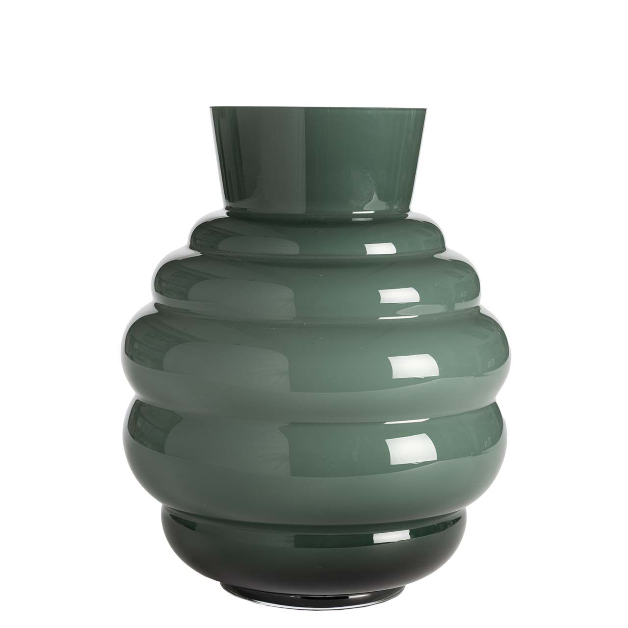 VASO BOCCIA H. 26 VERDE FUMO